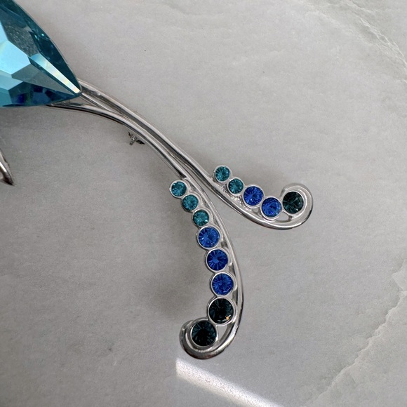 Swarovski Bird of Paradise Bokali Crystal Brooch - Picture 2 of 4